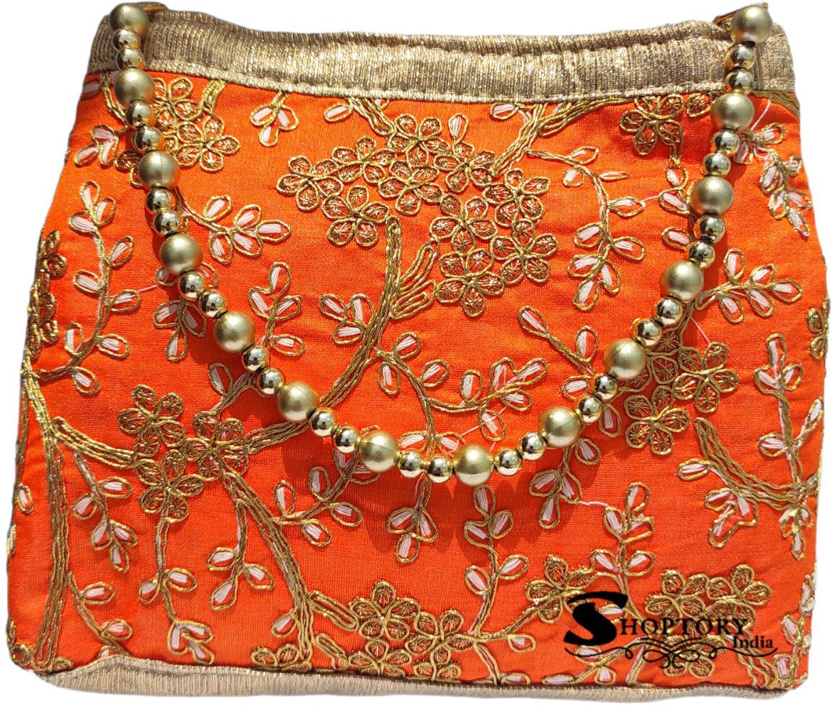 Floral Elephant Kashida-Embroidered Shoulder Bag | Handcrafted Hand Pu –  CHOKHI DHANI KALAGRAM